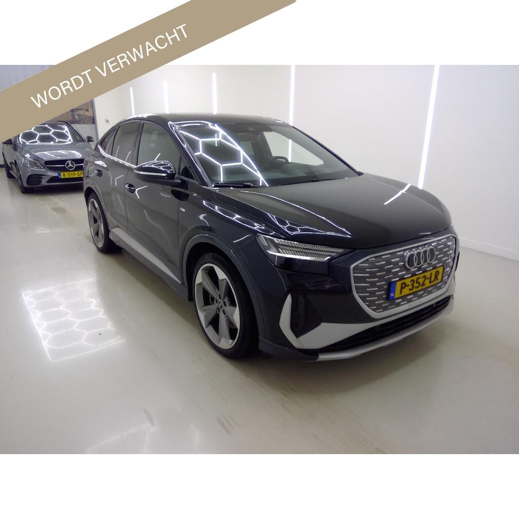 Audi Q4 Sportback e-tron 50 299pk SOH 93% S-Line Competition, Auto's, Gebruikt, Zwart, 2115 kg, SUV of Terreinwagen