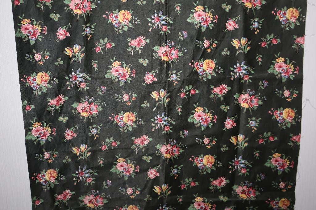 2 x  replica sits chintz katoendruk; folklore klederdracht, Antiek en Kunst, Antiek | Kleden en Textiel, Ophalen of Verzenden