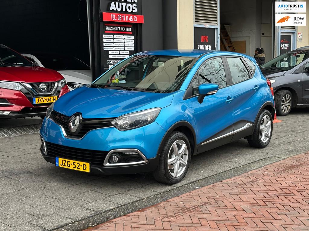 Renault Captur 1.2 TCe Dynamique Automaat Airco, Euro 5, Stof, 4 cilinders, Blauw