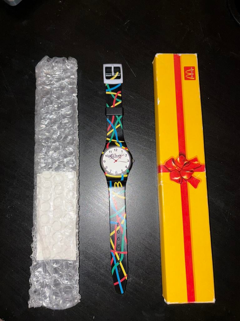 McDonald's horloge (jaren 90) nieuw! Verzamelobject!, Ophalen of Verzenden, Nieuw, Jongen of Meisje