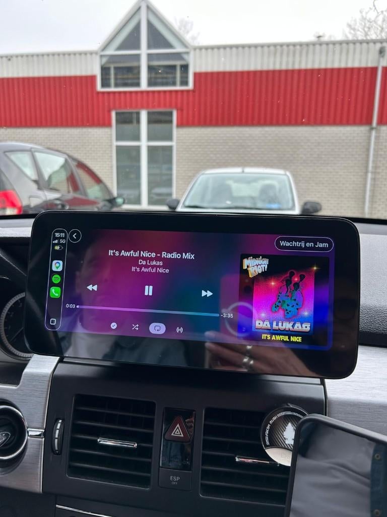 radio navigatie mercedes glk carkit android 15 carplay usb, Auto diversen, Ophalen of Verzenden, Dynavin, VERKOOP@INBOUWNAVIGATIE.COM