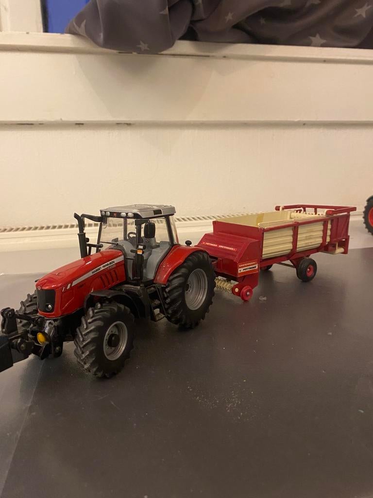 Britains potinger opraap wagen, Hobby en Vrije tijd, Ophalen, Zo goed als nieuw, Tractor of Landbouw, Britains