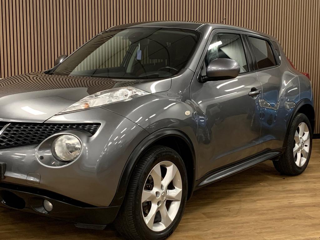 Nissan Juke 1.6 Tekna|Automaat|91000KM|Navigatie|, Euro 5, Stof, Zwart, 4 cilinders