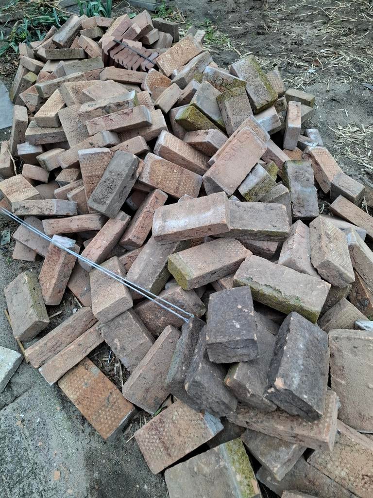 GRATIS gele METSELSTENEN, Ophalen, Bakstenen