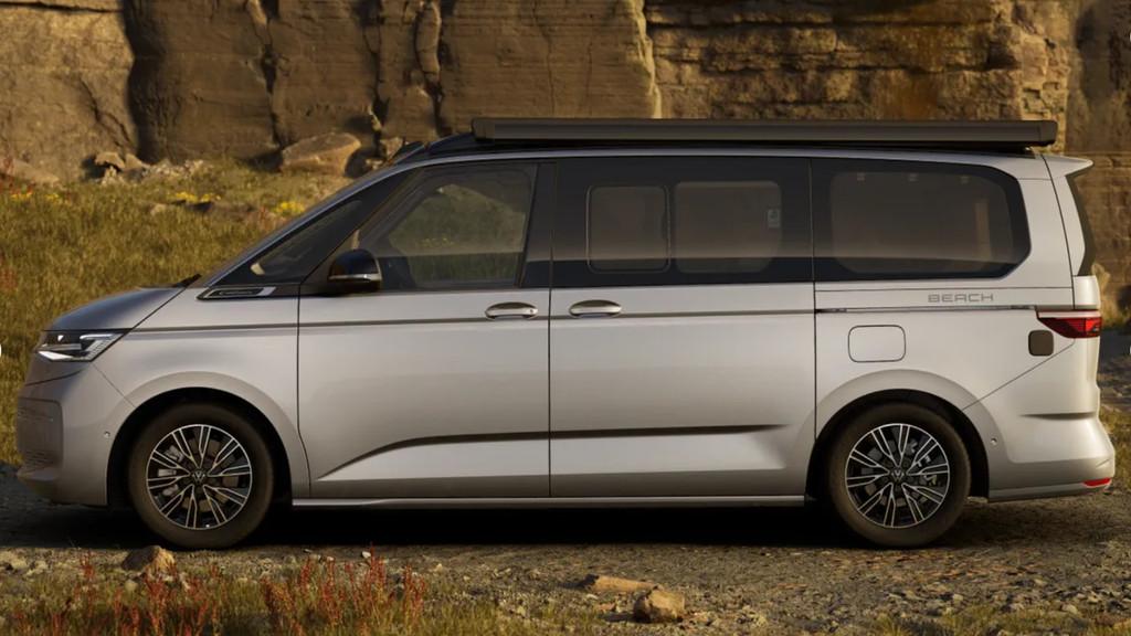 Volkswagen California Beach Camper T7 245PK Automaat PHEV 4x, Caravans en Kamperen, Automaat, Buscamper of Camperbus, Volkswagen