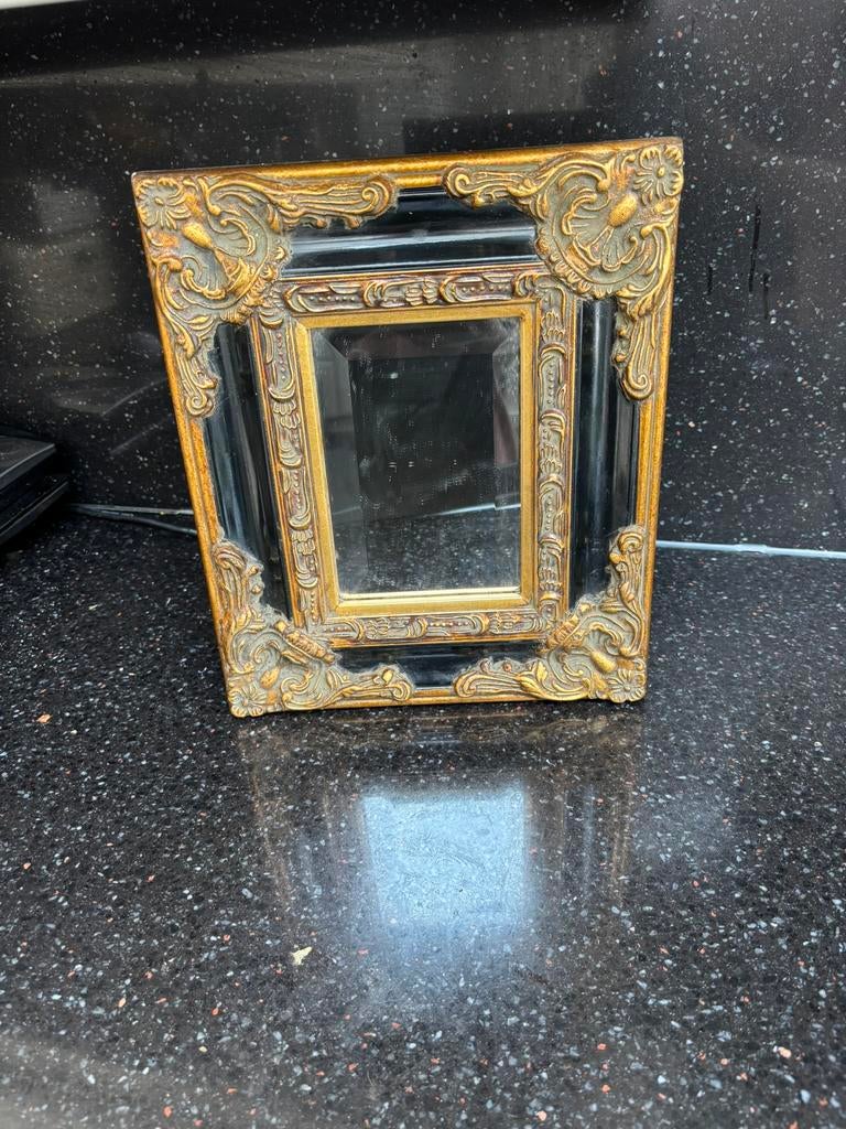 Spiegel, Ophalen of Verzenden, Gebruikt, Hout, Minder dan 50 cm