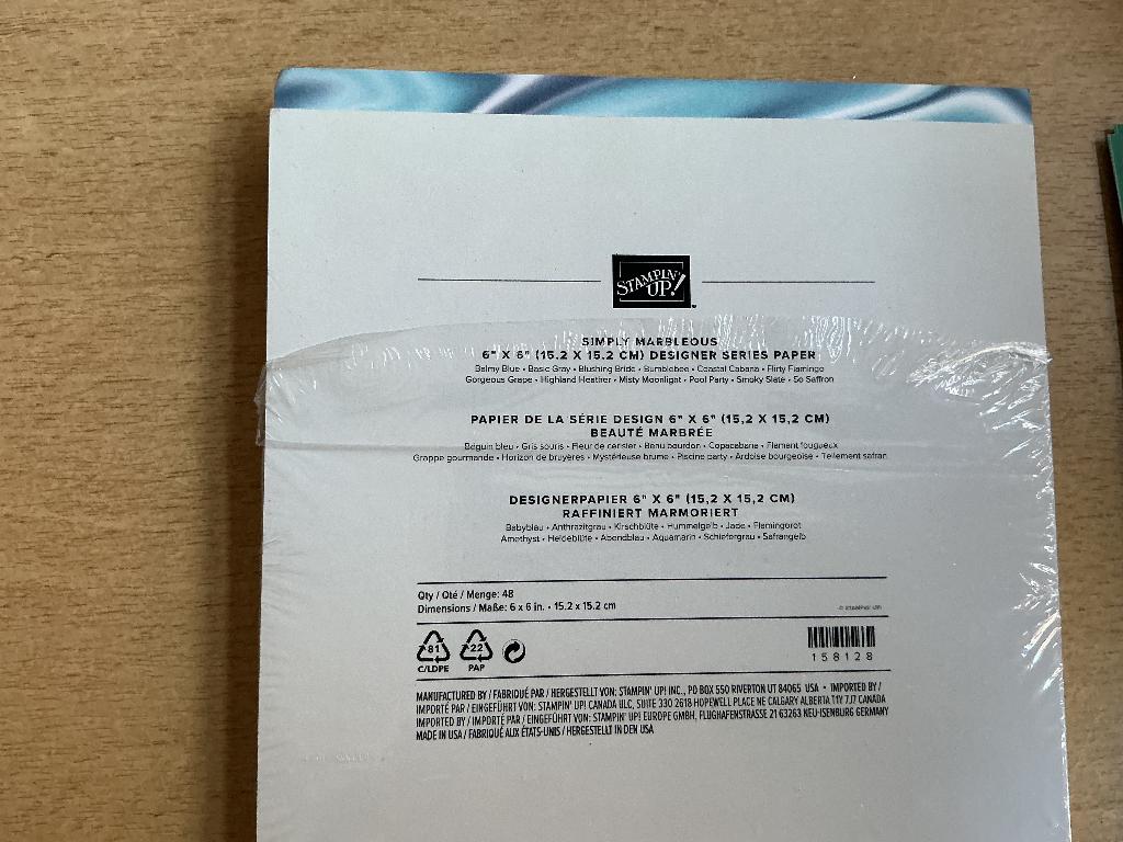 Stampin up dsp papier, Ophalen of Verzenden, Nieuw, Papier of Karton, Overige merken