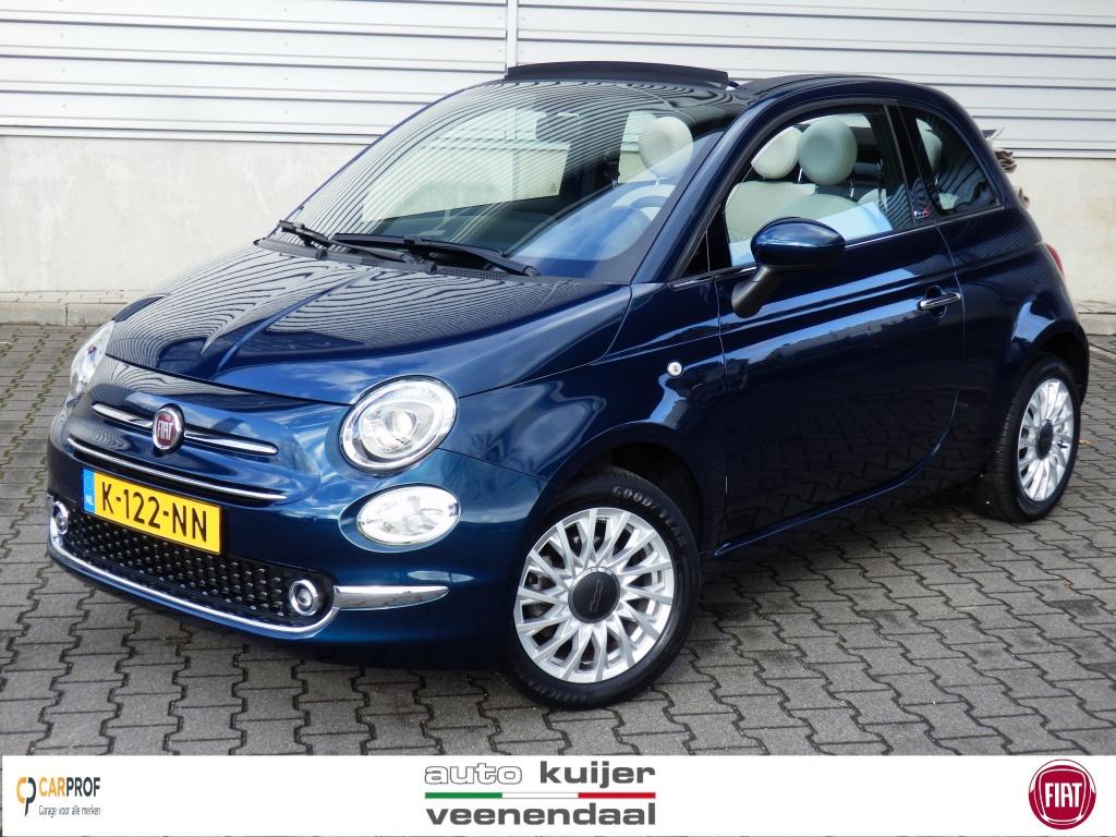 Fiat 500C Hybride | Star | Airco | Cabriolet | Apple Carpl /, Keurmerk '100% Onderhouden', Euro 6, Leder en Stof, Origineel Nederlands