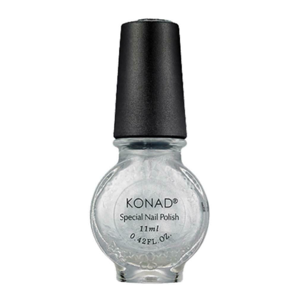 KONAD stempellak POWDERY SILVER 53, 11 ml., Ophalen of Verzenden