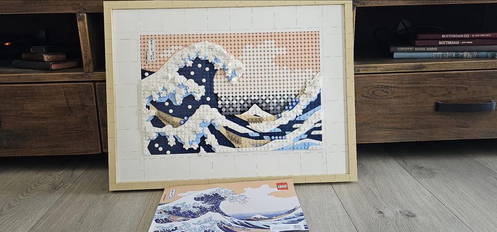 Lego Hokusai De Grote Golf set met boekje, compleet, Ophalen, Lego, Zo goed als nieuw, Icons