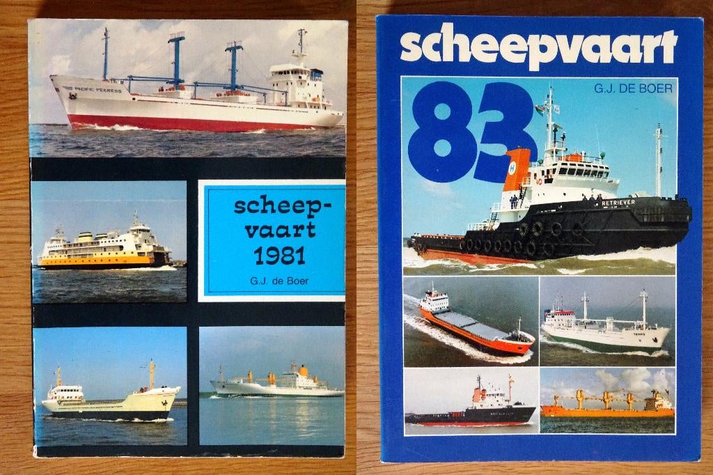 Scheepvaart 1981 en 1983, Ophalen of Verzenden, Gelezen, G.J. de Boer
