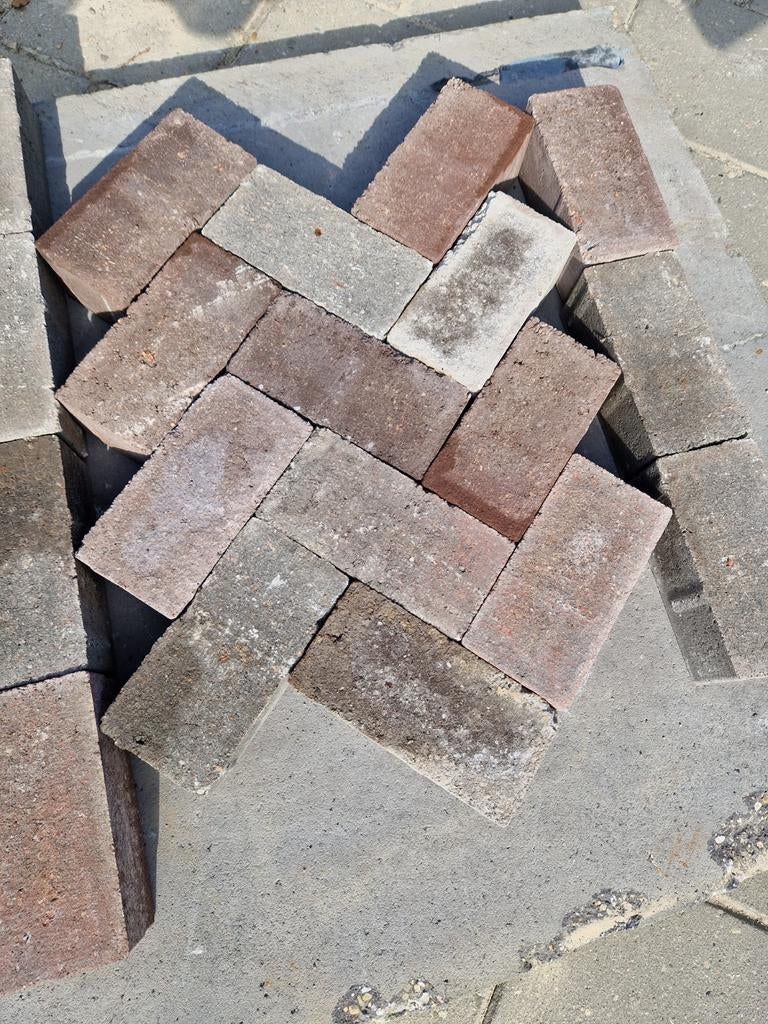 Betonklinker 8cm bronskleurig, Tuin en Terras, Tegels en Klinkers, Ophalen, Nieuw, Beton, Klinkers