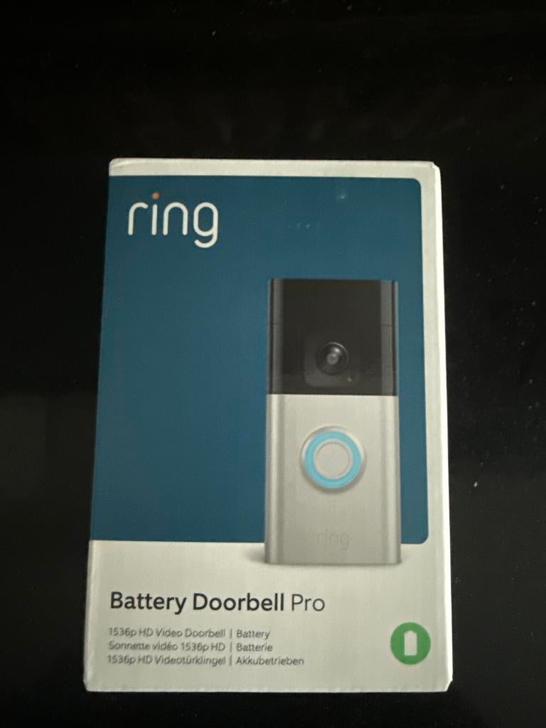 Ring Battery Video Doorbell Pro - Nieuw in doos, Ophalen of Verzenden, Bewegingsdetectiesensor, Nieuw, Draadloos