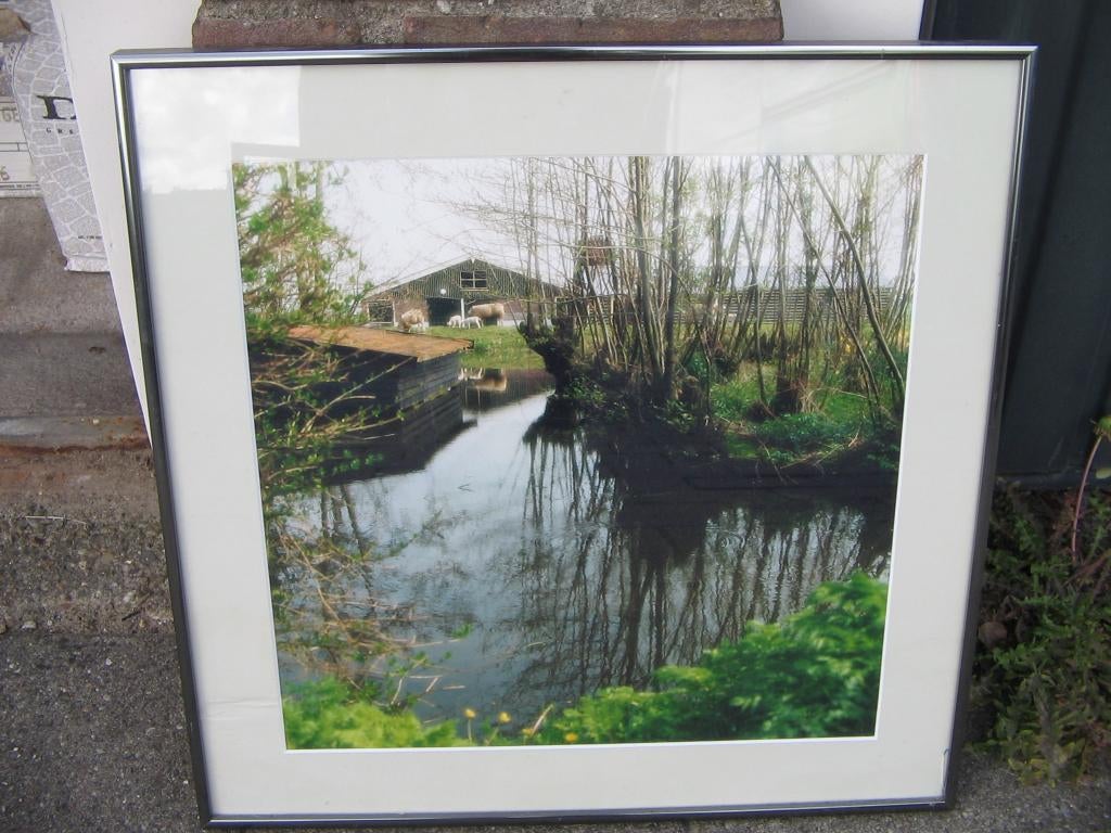 boerderij schilderij, Ophalen, 50 tot 75 cm, Zo goed als nieuw, Schilderij