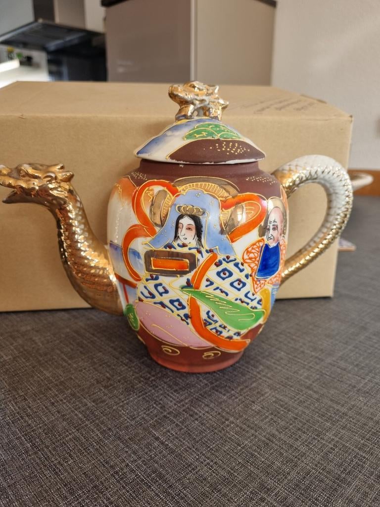 Originele Satsuma roomkan, Antiek en Kunst, Antiek | Porselein, Ophalen of Verzenden