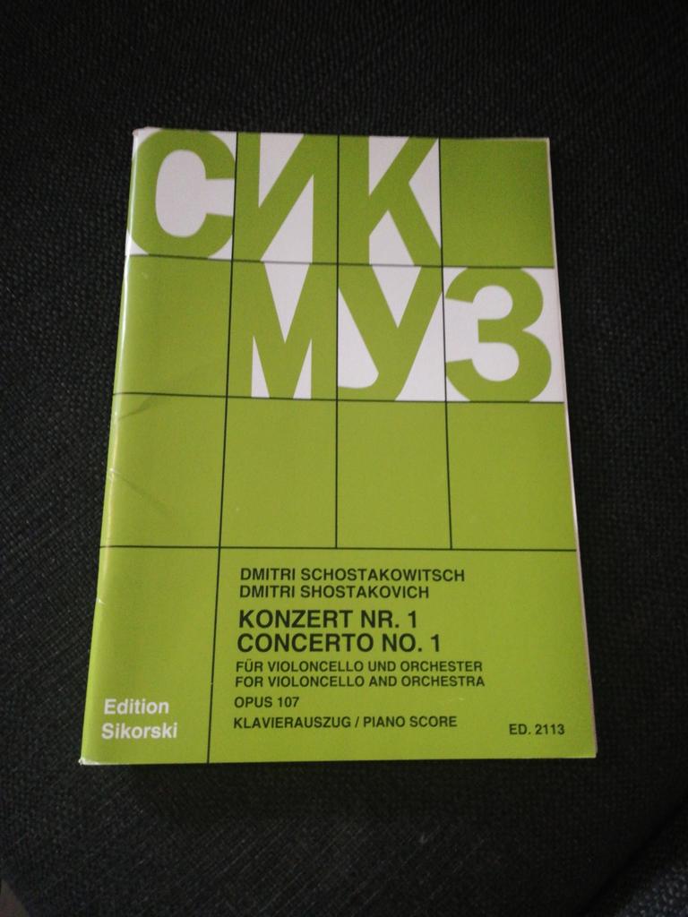 Cello Konzert no. 1, Sjostakowitsch, Cello, Klassiek, Nieuw, Ophalen of Verzenden