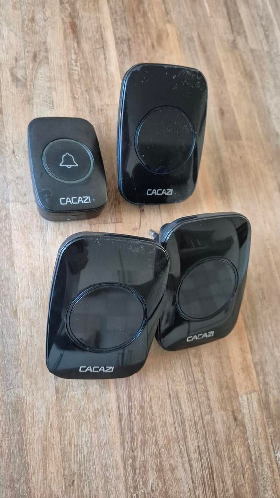 Deurbel met 3 gongen Cacazi, Ophalen of Verzenden