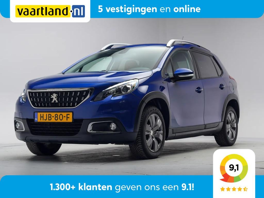Peugeot 2008 1.2 PureTech Signature Aut. [ Navi Climate Park, Automaat, 1199 cc, 1165 kg, Blauw