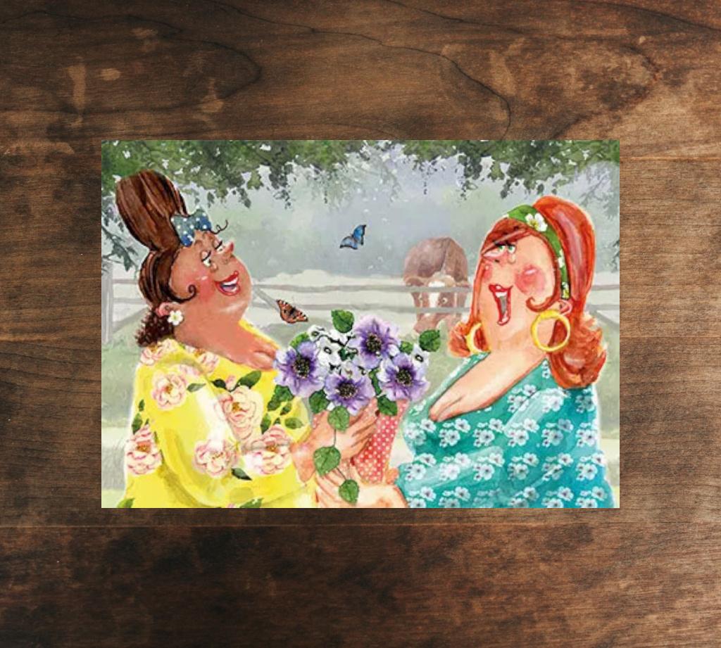 Ingrid Berendsen A6 anischtkaart, Ophalen of Verzenden, 1980 tot heden, Ongelopen, Overige thema's