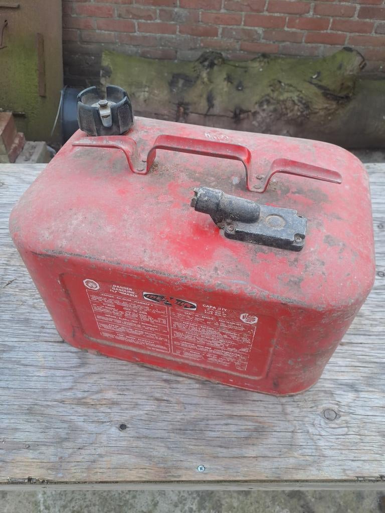 Benzinetank, 22+ liter, staal, schoon van binnen., Ophalen, Gebruikt, Overige typen, Zeilboot of Motorboot
