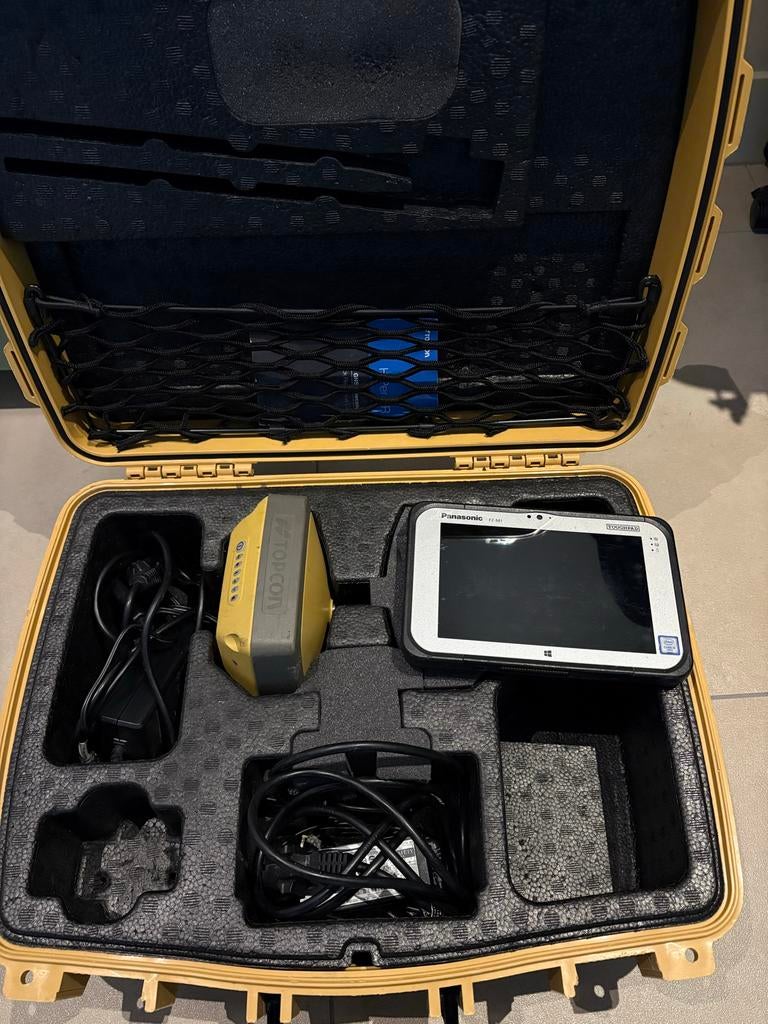 Topcon apparatuur gps en Total station, Ophalen