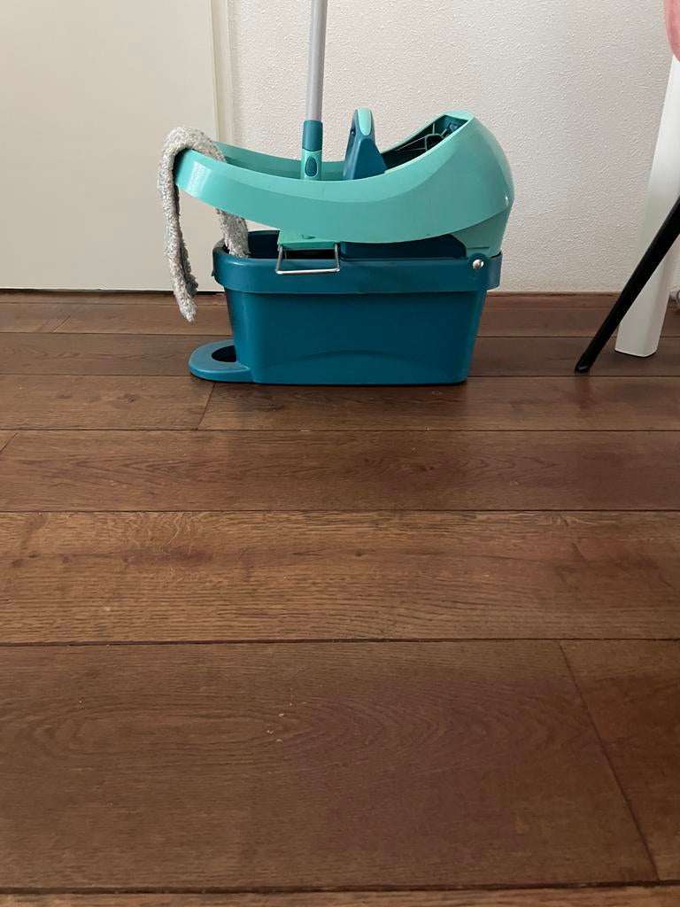 Leifheit dweilsysteem met emmer, Huis en Inrichting, Schoonmaakartikelen, Ophalen, Dweilemmer, -bak, of -wagen