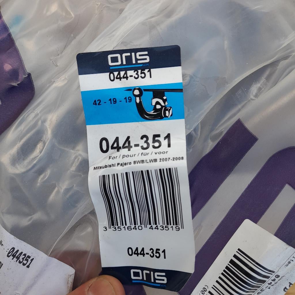Onderbouwset trekhaak Mitsubishi Pajero Bosal / Oris 044-351, Auto-onderdelen, Trekhaken, Ophalen, Nieuw