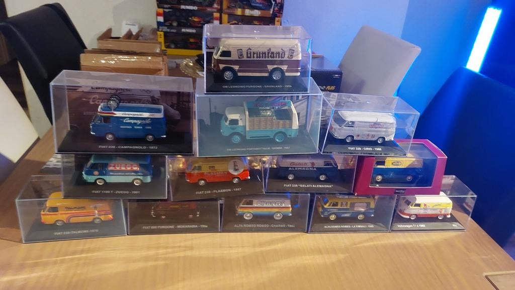 13 busjes, Ophalen, Nieuw