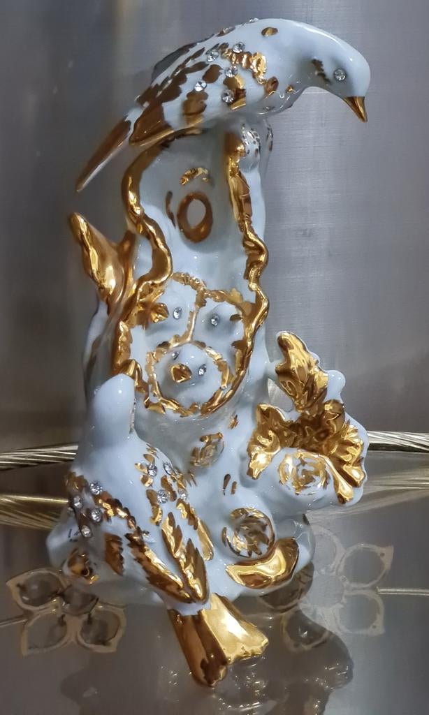 Capodimonte bladgoud, Antiek en Kunst, Antiek | Porselein, Ophalen of Verzenden