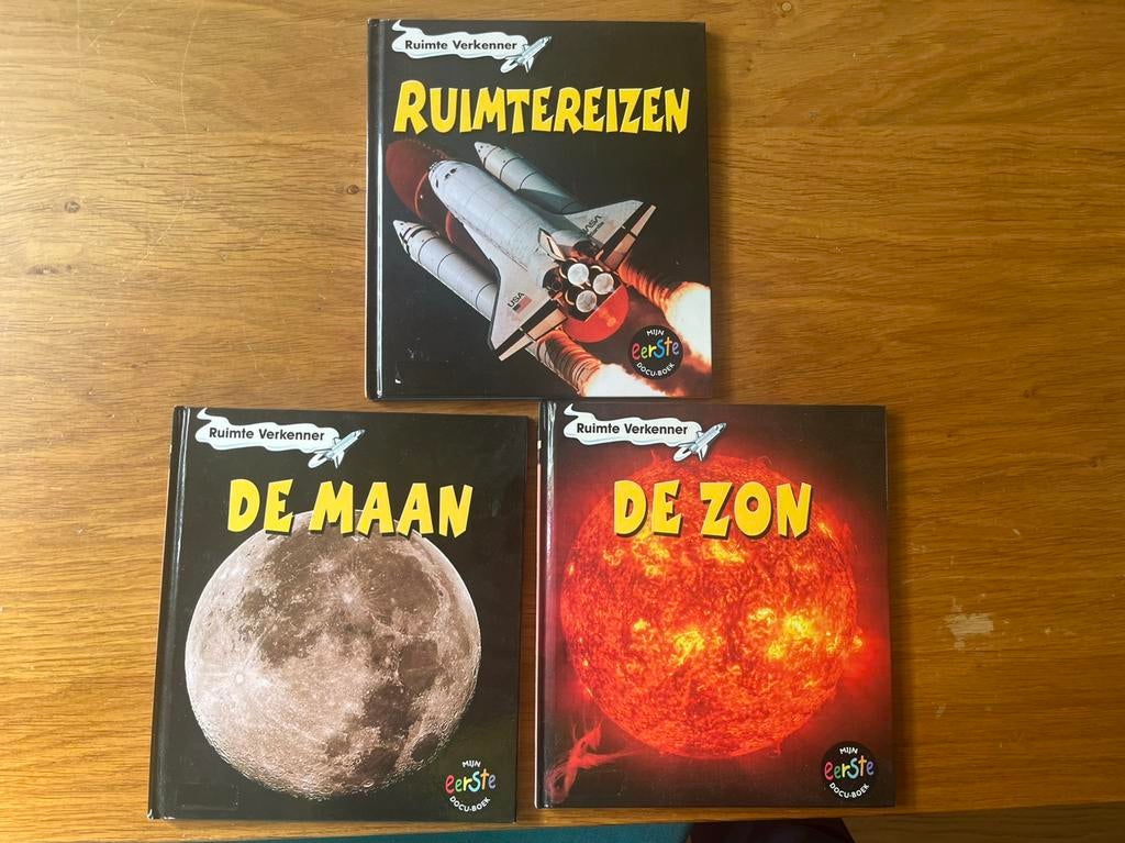 3x boekjes over de ruimte, Boeken, Kinderboeken | Jeugd | onder 10 jaar, Ophalen