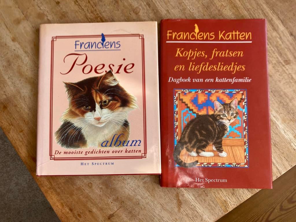 2 Boekjes van Franciens Katten/Poezen, Ophalen of Verzenden, Zo goed als nieuw, Katten