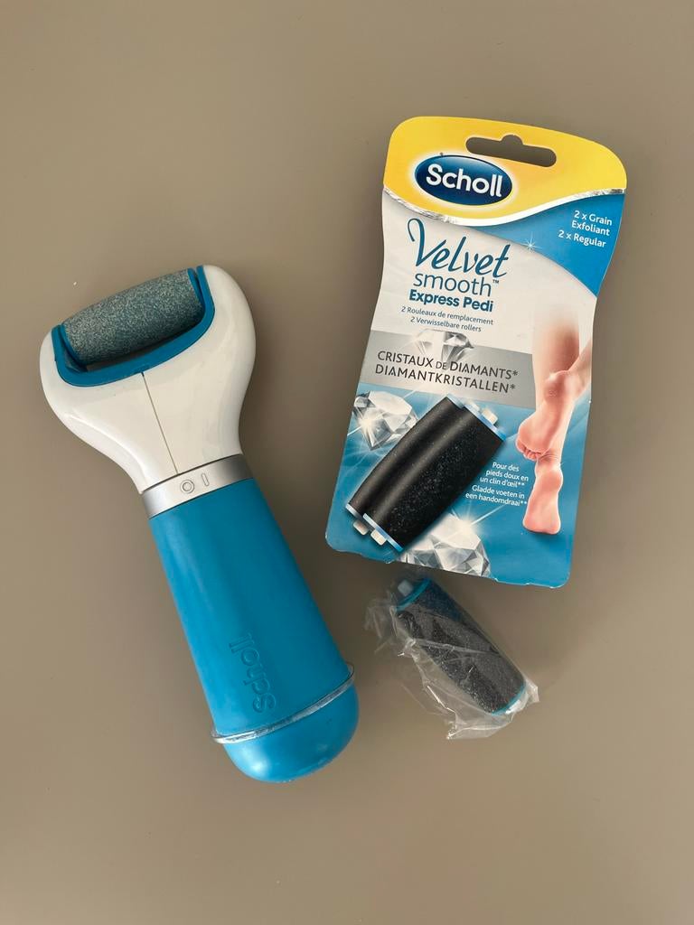 Scholl Velvet Smooth Express Pedi + nieuwe roller, Ophalen of Verzenden, Zo goed als nieuw, Overige typen