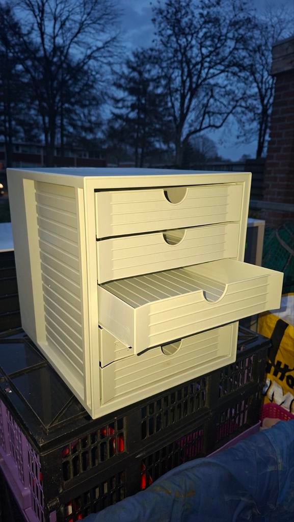 Ladenkastje met 4 lades - Ideaal voor bureau of hobby, Ophalen, Gebruikt, Modern, functioneel, 3 of 4 laden