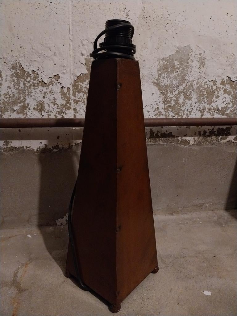 Tafellamp, designerlamp, Van de Heg. Mid century, modern, Industrieel, modern, roestlook, designlamp, Nieuw, Ophalen of Verzenden