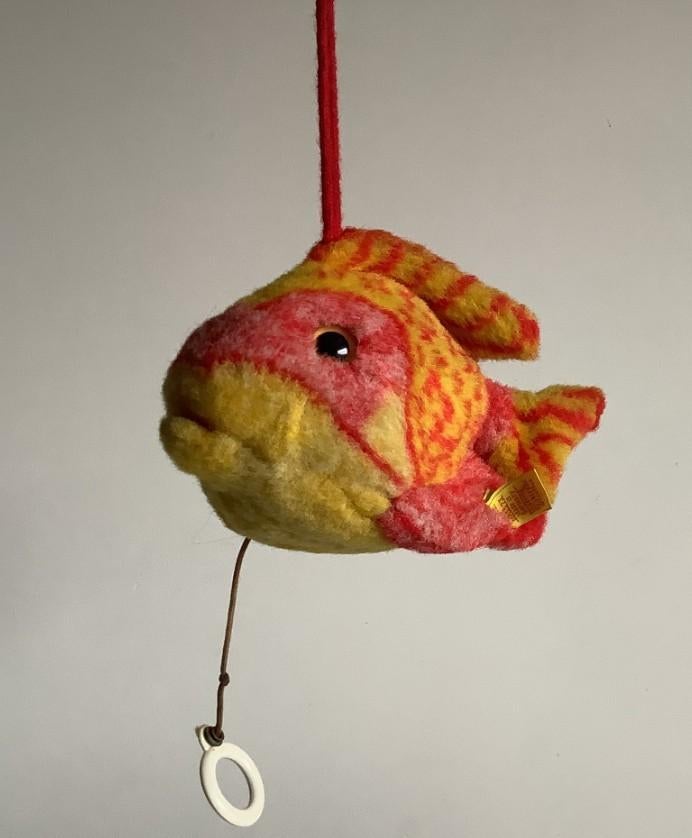 Vintage Steiff visje "Zappy" met muziekje, Ophalen of Verzenden