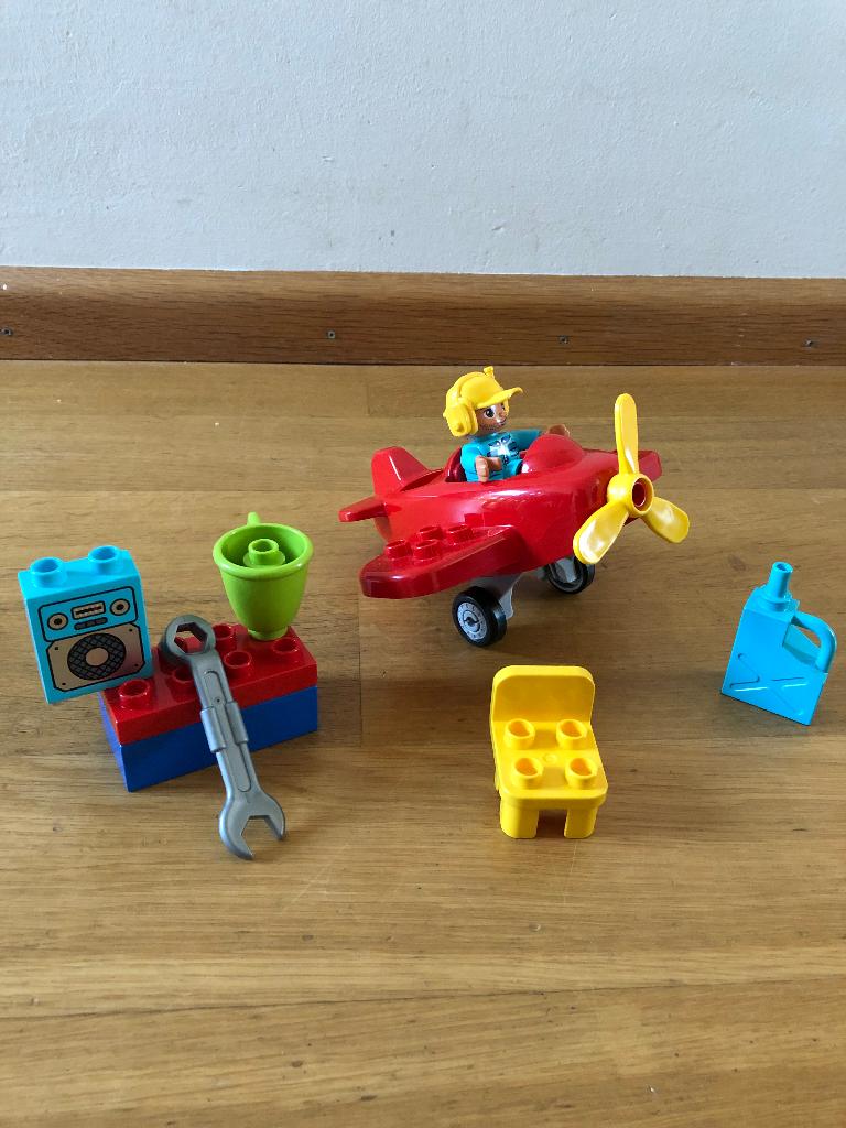 Duplo Plane 10908, Ophalen, Zo goed als nieuw, Complete set, Duplo