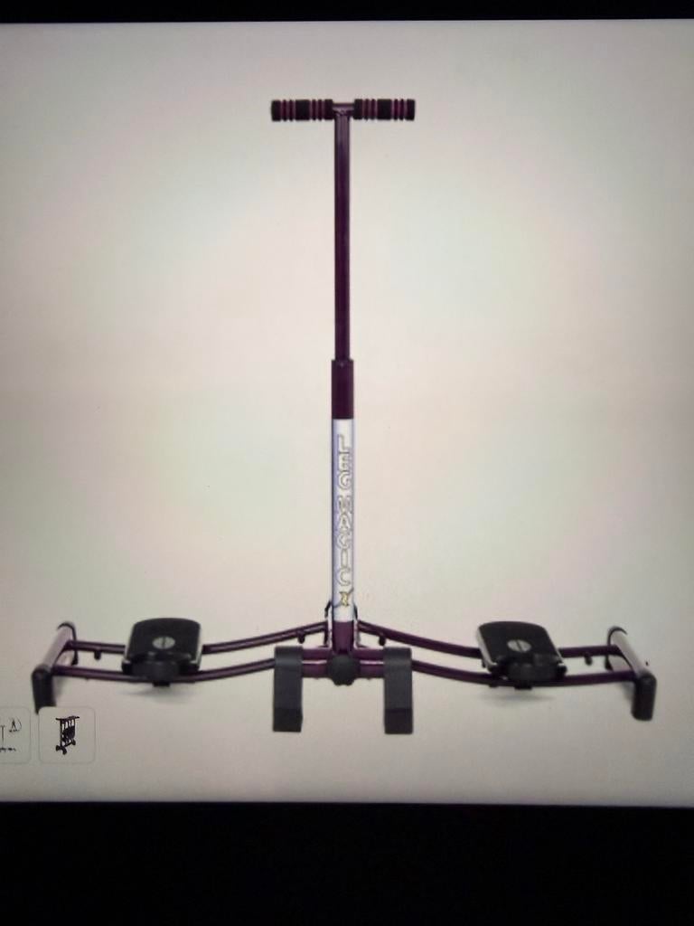 Leg Magic - Benen en Billen Trainer, Ophalen, Stepapparaat, Zo goed als nieuw, Metaal