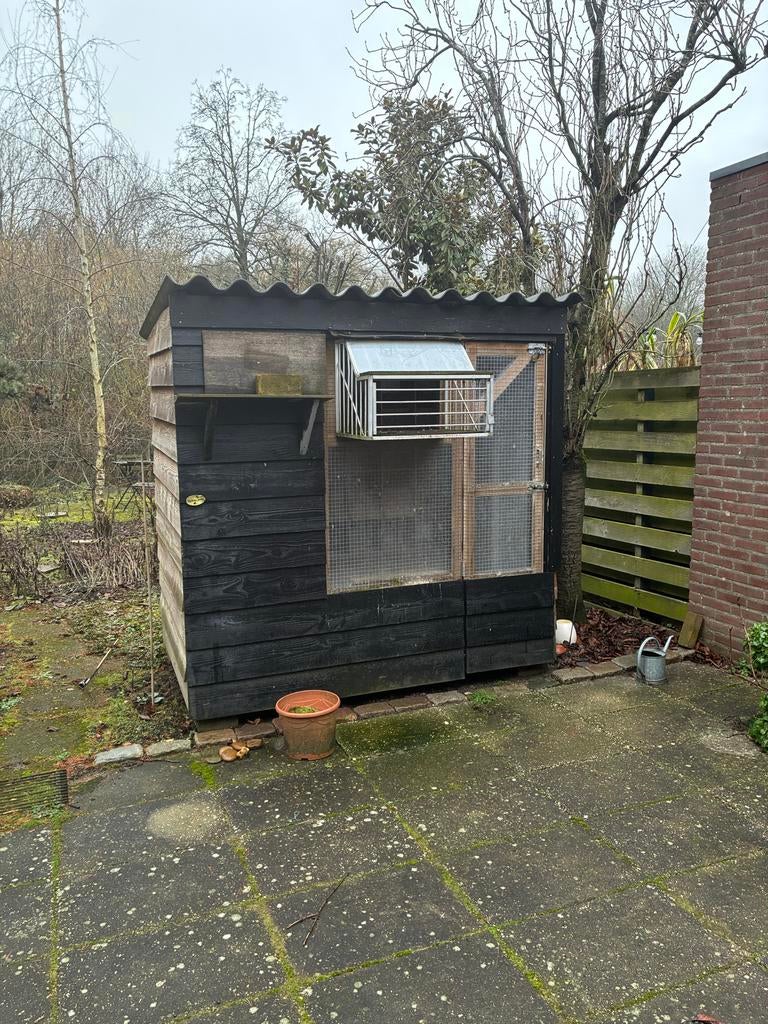 Groot duivenhok, Ophalen, Aluminium, Volière