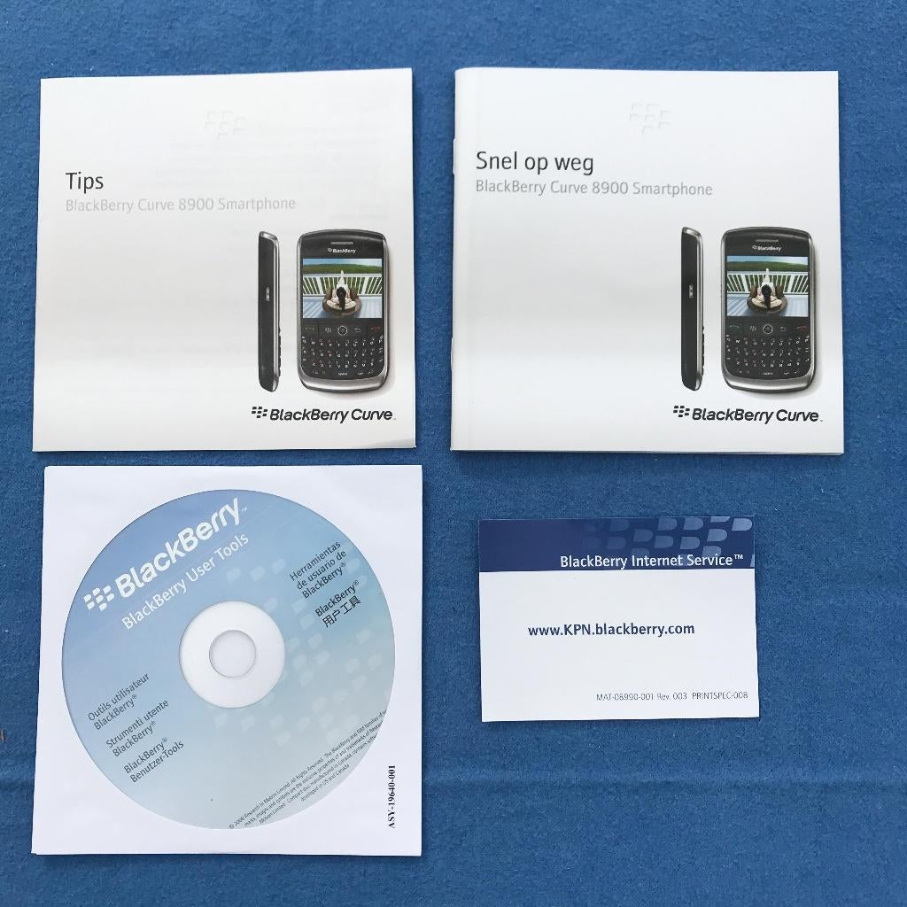 Blackberry software + handleiding, Ophalen of Verzenden, Nieuw