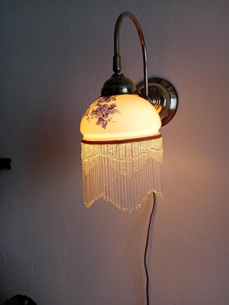 messing wand--hanglampje, Ophalen of Verzenden, Koper