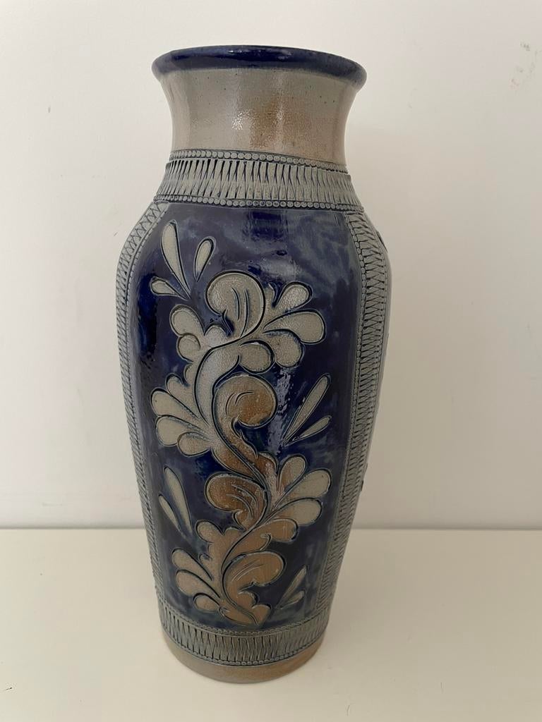 Plato van Althuis NL | steengoed vaas | 1950-1999, Ophalen of Verzenden
