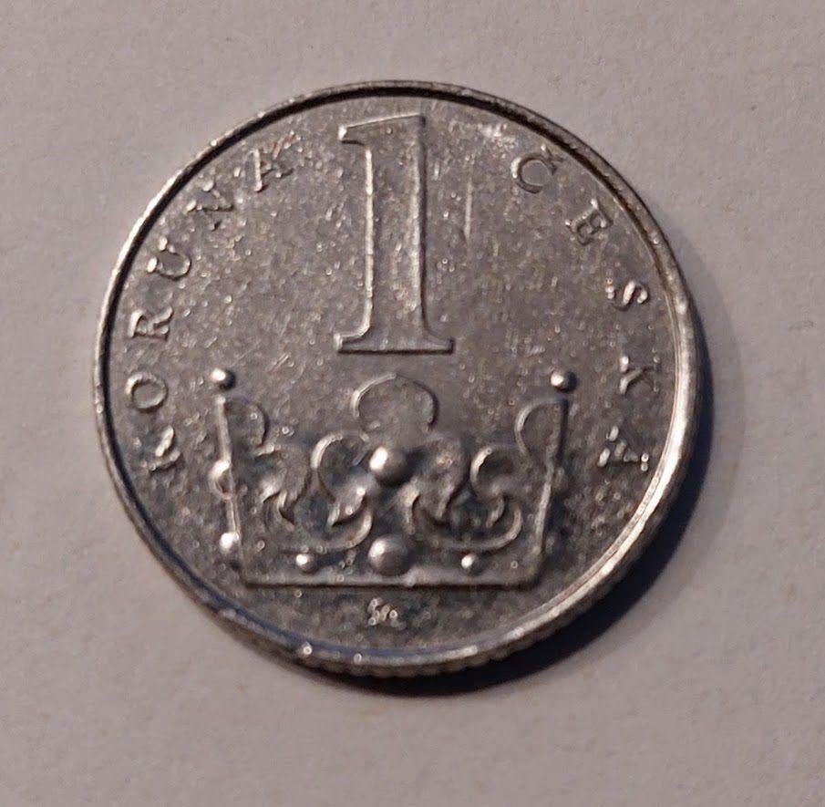 Munt: 1 Tsjechische kronen 1997 [5903]  [PoMuNi], Ophalen of Verzenden, Overige landen, Losse munt