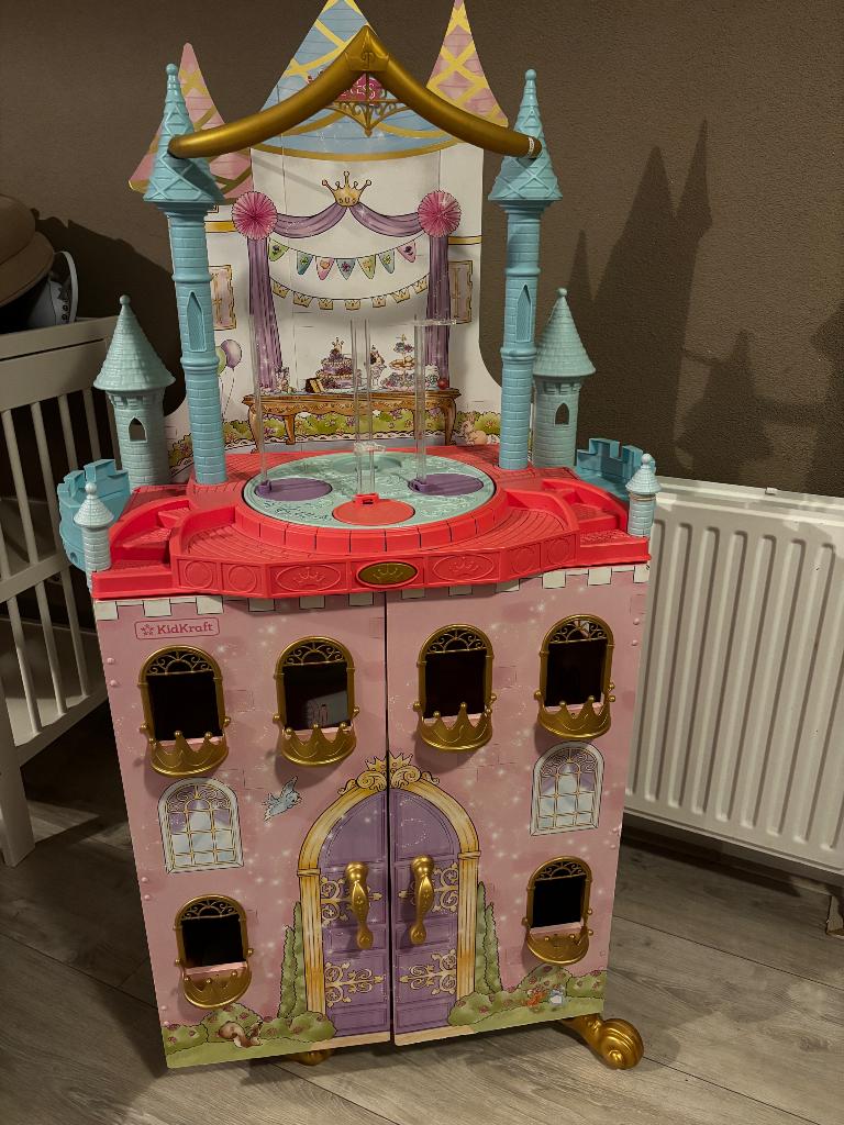 Kidkraft prinsessenkasteel, Ophalen, Zo goed als nieuw, Poppenhuis