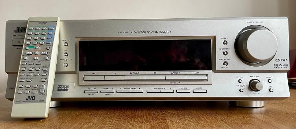 JVC versterker met HECO boxen-set, Audio, Tv en Foto, Home Cinema-sets, Gebruikt, Overige spelers, 5.1-systeem, 70 watt of meer