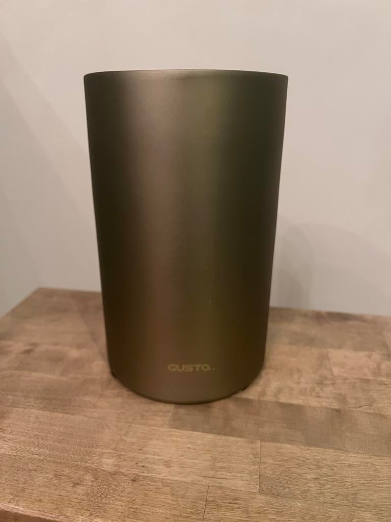 Gusta wijnkoeler goud - Stijlvol en praktisch champagnekleur, Nieuw, Ophalen of Verzenden, Minder dan 10 liter, Metaal