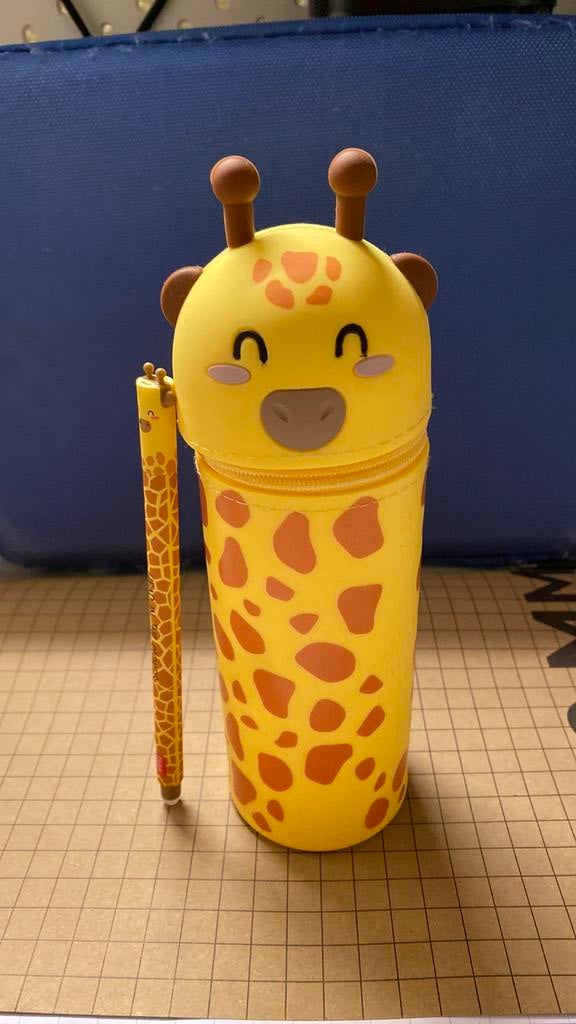 Legami giraffe etui en pen, Ophalen of Verzenden, Zo goed als nieuw, Vulpen, Overige merken