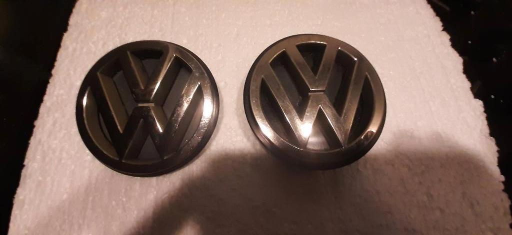 Vw golf mk2 emblemen logo 1989 voor onder achterklep, Ophalen of Verzenden, Gebruikt, Volkswagen