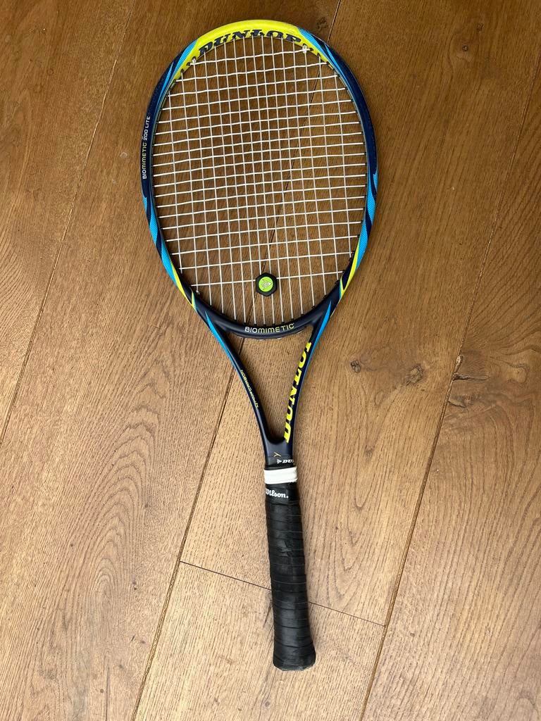 Dunlop Biomimetic 200 Lite, Gebruikt, Ophalen of Verzenden, Racket, L3