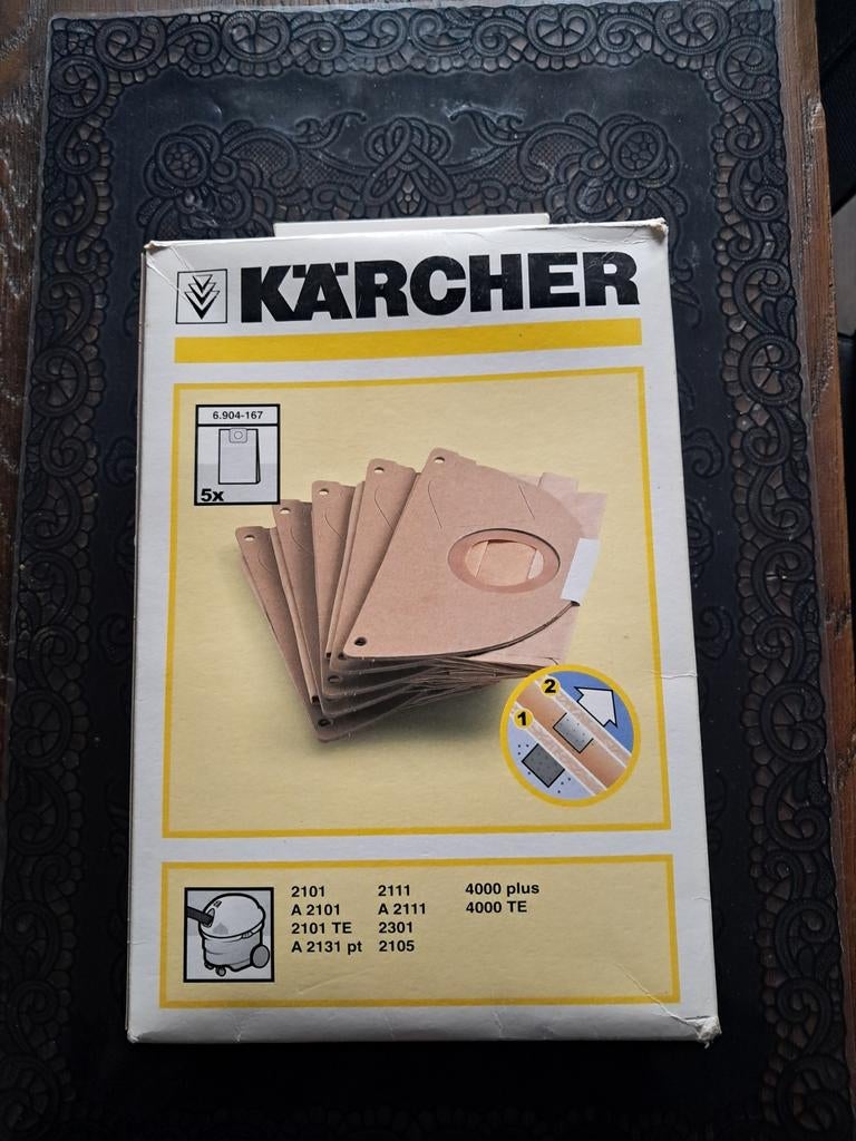 Kärcher stofzuigerzakken voor kärcher (bouw) stofzuiger., Doe-het-zelf en Verbouw, Ophalen of Verzenden