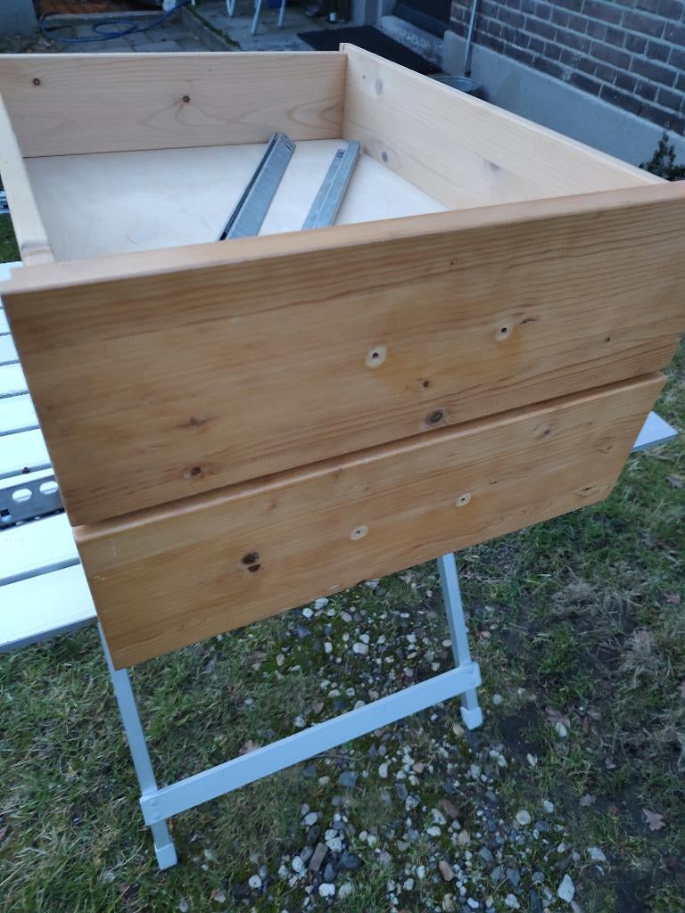 2 losse lundia lades 50 x 60 x 15, Ophalen, Gebruikt